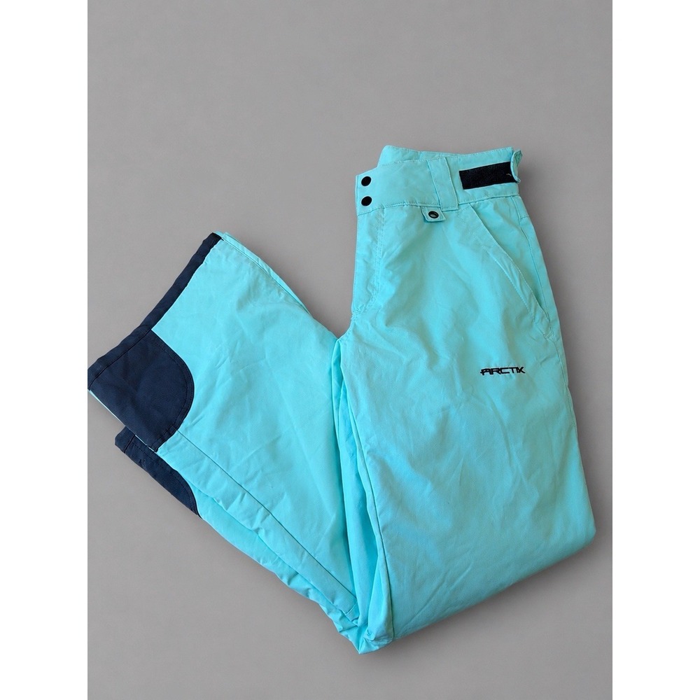 Arctix Women's Insulated Snow Sports Cargo Pants L/G Turquoise Ski Snowboard